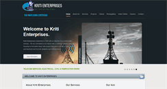 Desktop Screenshot of kritienterprises.com